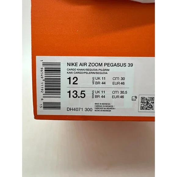 Nike Air Zoom Pegasus Men's Size 12 Green White Athletic Shoes DH4071 300